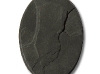 Brooch 2011 • slate, silver • 100x71x10 mm